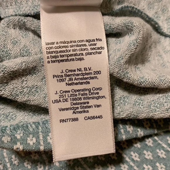 MADEWELL NWOT Jacquard Peekaboo Back Crop Tank in Faded Shale - Picture 7 of 8